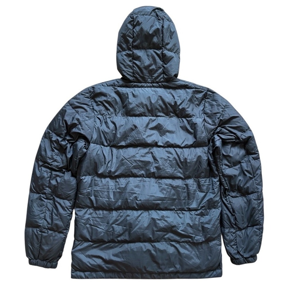 Eddie Bauer Mens Down Jacket Size Small Wide Channel Hooded EB650 Puffer Gray - Picture 5 of 6